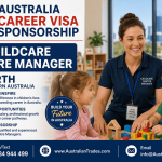 International Employment, Immigration and Visa Company Australia Career Visa Sponsorship Childcare Centre Manager Perth Western Australia WhatsApp/Text +61 0434 944 499 www.AustralianTrades.com Email info@AustralianTrades.com #VisaSponsorship #AustraliaJobs #ChildcareJobs